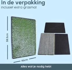Merkloos Gtrise Hondentoilet Met 2 Matten - Out/Indoor - Zindelijkheidstraining Ebook - Dieren Wc 12 Merkloos Gtrise Hondentoilet Met 2 Matten - Out/Indoor - Zindelijkheidstraining Ebook - Dieren Wc -Hondenserie Winkel 1200x1162 3