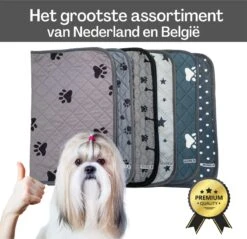 XXL Puppy Training Pad - Plasmat - Zwart - 104 X 104 Cm - Hondentoilet - Herbruikbaar - Wasbaar 16 XXL Puppy Training Pad - Plasmat - Zwart - 104 X 104 Cm - Hondentoilet - Herbruikbaar - Wasbaar -Hondenserie Winkel 1200x1163 12