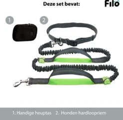 Filo Elastische Hondenriem Middel - Hardlopen En Wandelen - Hardloopriem Hond Handsfree Met Heuptasje - Looplijn Met Heupriem - Canicross Gordel Honden - Riemen - Heupgordel - Leiband 18 Filo Elastische Hondenriem Middel - Hardlopen En Wandelen - Hardloopriem Hond Handsfree Met Heuptasje - Looplijn Met Heupriem - Canicross Gordel Honden - Riemen - Heupgordel - Leiband -Hondenserie Winkel 1200x1170 16