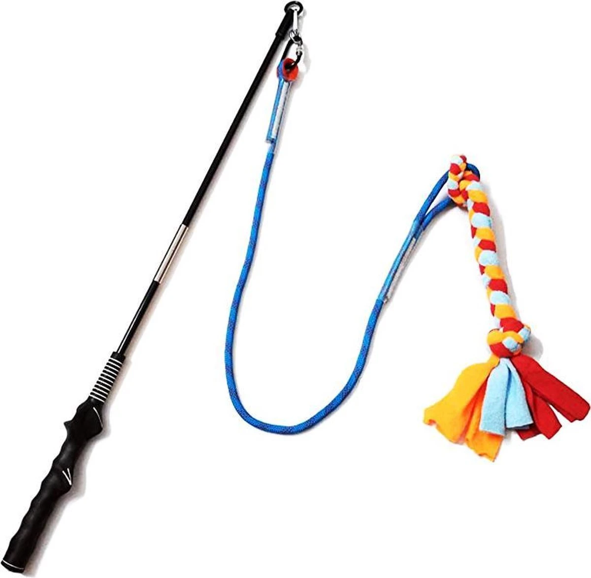 CF Pack - Hond Buitenspeelgoed Actief Behendigheid Touw Dog Flirt Pole Flirtpole Toy Tug Tease Wand Non-Bungee Cord Dog Toy For Fun Obedience Training Extandable Toy Honden Speelgoed Hondenspeelgoed Behendigheidspeelgoed 3 CF Pack - Hond Buitenspeelgoed Actief Behendigheid Touw Dog Flirt Pole Flirtpole Toy Tug Tease Wand Non-Bungee Cord Dog Toy For Fun Obedience Training Extandable Toy Honden Speelgoed Hondenspeelgoed Behendigheidspeelgoed