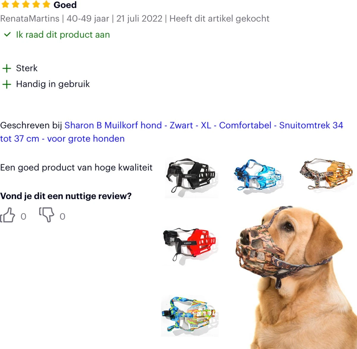 Sharon-B Muilkorf Hond - Camo Bruin - Maat M - Snuitomtrek 26 Tot 30 Cm - Voor Middelgrote Honden 9 Sharon-B Muilkorf Hond - Camo Bruin - Maat M - Snuitomtrek 26 Tot 30 Cm - Voor Middelgrote Honden - Afbeelding 7