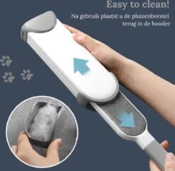 Pet Lovers - Huisdierhaar Verwijderaar - Dierenhaar Verwijderaar - Pluizenborstel - Kledingborstel - Haarverwijderaar - Ontpluizer - Honden En Kattenhaar Verwijderaar - + GRATIS Draagbare Haarverwijderaar -Hondenserie Winkel 1200x1176 9