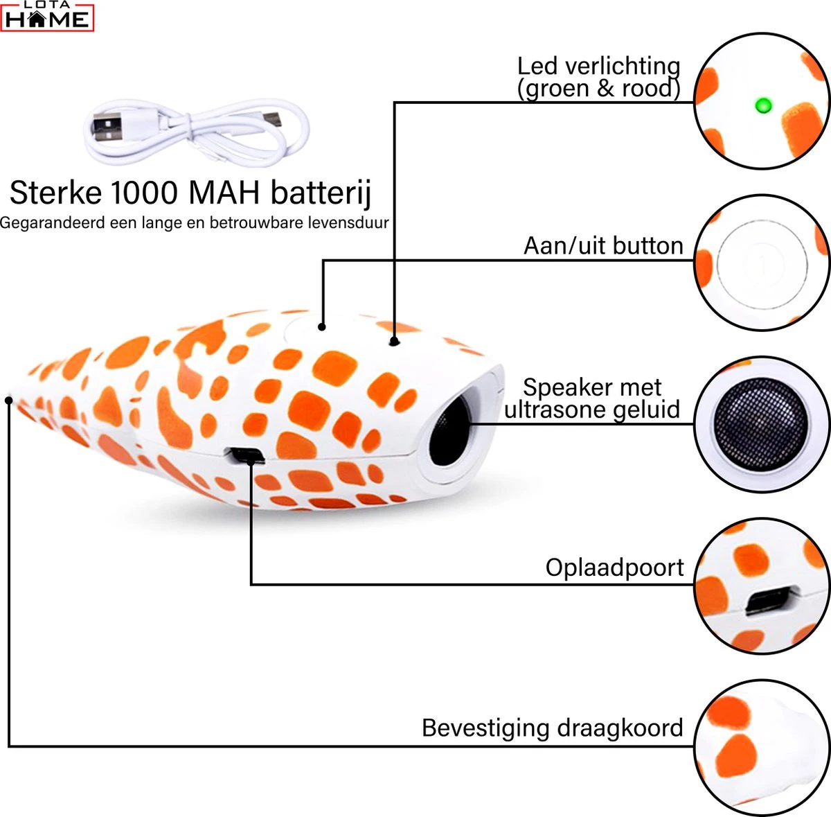 Merkloos LotaHome - Anti Blaf Apparaat - Hondentrainer Voor Binnen En Buiten - Bereik Tot 15 Meter - Diervriendelijk - Zonder Schok - Ultrasone - Voor Alle Honden - Inclusief Clicker 18 Merkloos LotaHome - Anti Blaf Apparaat - Hondentrainer Voor Binnen En Buiten - Bereik Tot 15 Meter - Diervriendelijk - Zonder Schok - Ultrasone - Voor Alle Honden - Inclusief Clicker - Afbeelding 16