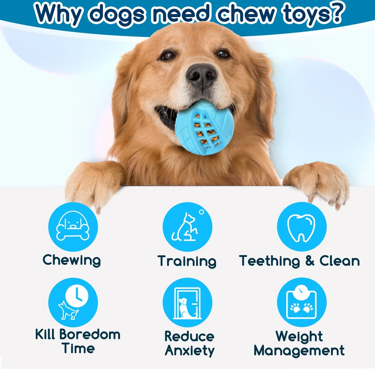 Nobleza Honden Speelgoed - Hondenspeeltjes - Hondenbal - Hondenspeelgoed - Honden Bal - Snackbal Hond - Kauwspeelgoed - Blauw - 8 Cm 9 Nobleza Honden Speelgoed - Hondenspeeltjes - Hondenbal - Hondenspeelgoed - Honden Bal - Snackbal Hond - Kauwspeelgoed - Blauw - 8 Cm - Afbeelding 7