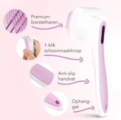 Lubadoo® - Kattenborstel - Hondenborstel - Kattenkam - Kattenhaar - Hondenhaar - Huisdierhaar Verwijderaar - Haarverwijderaar Voor Huisdieren - Langharig - Kortharig - Roze -Hondenserie Winkel 1200x1184 5