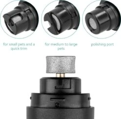 Navaris Elektrische Nagelvijl Voor Huisdieren - Met Diamanten Vijlkop - Voor Honden, Katten En Konijnen - Ook Voor Vogelsnavels - Draadloos -Hondenserie Winkel 1200x1184 7