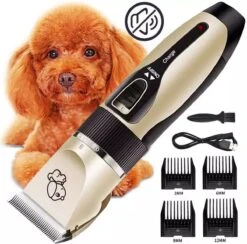 Merkloos Professionele Dierentondeuse - Scheerapparaat Voor Honden En Katten - Trimmer - 4 Opzetstukken - Oplaadbaar - Draadloos - Stil - Verschillende Haar En Vachtlengtes - Haartrimmer - Hondentrimmer - Honden Trimmer - Honden Knippen - Haren Knippen -Hondenserie Winkel 1200x1186 16