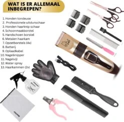 BeautyFit - 16-delig Hondentondeuse Set - Professionele Honden Trimset - Dieren Tondeuse Voor Dikke Vacht - Meest Complete Set - Inclusief 4 Opzetkammen - Hondenschaar - Mist Verstuiver - Handschoen Borstel - Nagelknipper 16 BeautyFit - 16-delig Hondentondeuse Set - Professionele Honden Trimset - Dieren Tondeuse Voor Dikke Vacht - Meest Complete Set - Inclusief 4 Opzetkammen - Hondenschaar - Mist Verstuiver - Handschoen Borstel - Nagelknipper -Hondenserie Winkel 1200x1187 8
