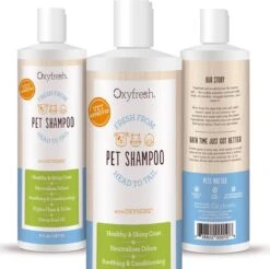 Uitgelichte producten 9 Oxyfresh Pets Hondenshampoo & Kattenshampoo - 237ml - Diervriendelijke Shampoo Voor Honden En Katten Zonder Irriterende Bestanddelen
