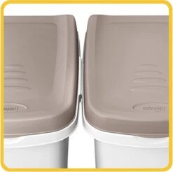 Stefanplast Voerton 25 Liter Wit / Bruin Voor Circa 10 Kg. Hondenvoer -Hondenserie Winkel 1200x1196 2