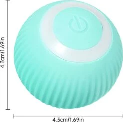 Merkloos Speelbal - Slimme Interactieve Zelfrollende Bal - Kat En Hond Speelgoed - Kattenspeelgoed - BLAUW -Hondenserie Winkel 1200x1196 7