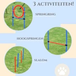 Merkloos Honden Agility Set - 23-delig - Agility Voor De Hond - Agility - Honden Parcours - Honden Training - Rood/Blauw -Hondenserie Winkel 1200x1196 9