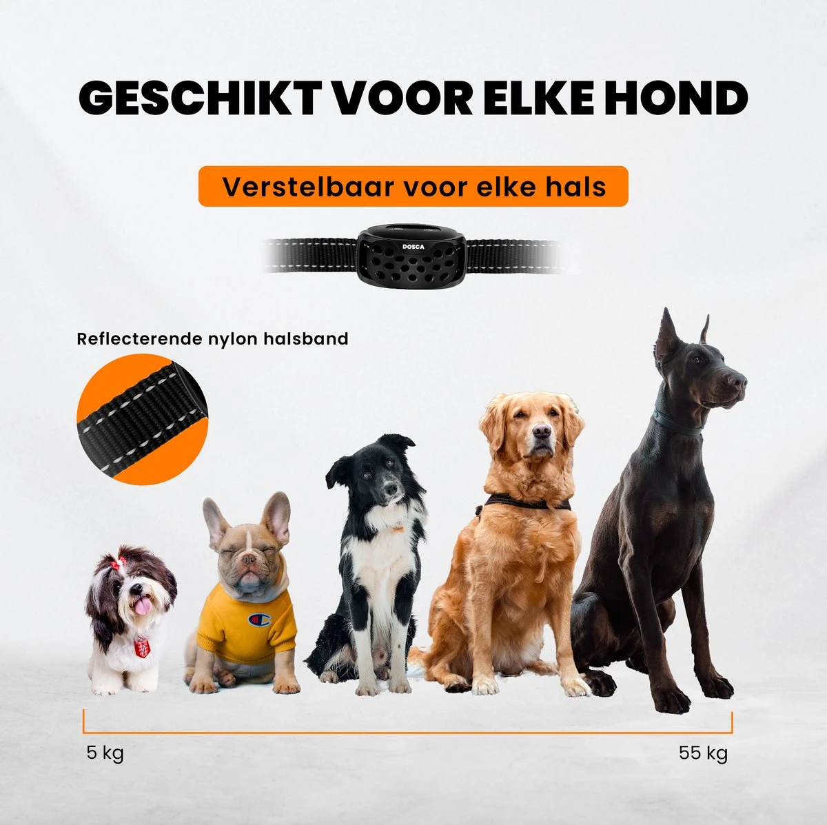 DOSCA® Anti Blafband - Anti Blaf Apparaat - Blafband Voor Honden - Zonder Schok En Diervriendelijk 6 DOSCA® Anti Blafband - Anti Blaf Apparaat - Blafband Voor Honden - Zonder Schok En Diervriendelijk - Afbeelding 4