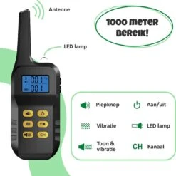 Anti Blafband Met Afstandsbediening - Blafband Voor Honden - Anti Blaf Apparaat Zonder Schok - Twee In Een Trainingshalsband 14 Anti Blafband Met Afstandsbediening - Blafband Voor Honden - Anti Blaf Apparaat Zonder Schok - Twee In Een Trainingshalsband -Hondenserie Winkel 1200x1198 31