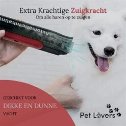 Pet Lovers - Hondentondeuse - Hondentondeuse - Automatische Inhalerende Haren - Dierentondeuse - Hondentrimmer - Hondentondeuse Dikke Vacht - Tondeuse Voor Honden - Hondentondeuse - Draadloos - 2 Opzetkammen - Honden En Katten Tondeuse -Hondenserie Winkel 1200x1200 1003