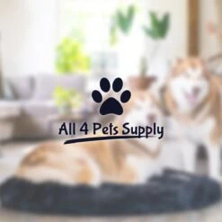 All 4 Pets Supply® Hondenmand Donut - Maat M - Geschikt Voor Honden Tot 50 Cm - Hondenkussen - Zwart -Hondenserie Winkel 1200x1200 101
