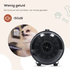 MiMOPETS® Hondenföhn Met 4 Opzetstukken – Waterblazer Voor Honden Met Geluiddemper -Hondendroger - Zwart -Hondenserie Winkel 1200x1200 1017