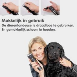 Tjilla Professionele Dieren/honden Tondeuse Set Extra Krachtig - Honden Trimmer - Lang Of Kortharige Huisdieren Katten & Honden - Draadloos - Weinig Geluid -Hondenserie Winkel 1200x1200 1033