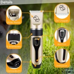 AVE Pets® Complete Hondentondeuse Set - Draadloos Tondeuse - Scheerapparaat Voor Je Hond Of Kat - Huisdier Trimmer - Professionele Dierentondeuse - Dieren Verzorging -Hondenserie Winkel 1200x1200 1043