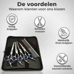 VoordeelShop 7-Delige Huisdier Knipset Met Etui - Trimmen Hond - Honden Schaar - Effileerschaar Hond - Huisdier Trimmer - Huisdier Knippen - Knipschaar Haar - Haar Schaar - Kapper - Kapperset - Scharenset -Hondenserie Winkel 1200x1200 1067