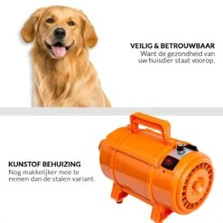 Krachtige Hondenföhn/ Waterblazer Met Draaiknop Om Overtollig Water En Stof Snel Uit De Vacht Te Blazen | Verstelbare Vermogen Standen (500W Tot 2200W) En Verstelbare Temperatuur - Type B Oranje 16 Krachtige Hondenföhn/ Waterblazer Met Draaiknop Om Overtollig Water En Stof Snel Uit De Vacht Te Blazen | Verstelbare Vermogen Standen (500W Tot 2200W) En Verstelbare Temperatuur - Type B Oranje -Hondenserie Winkel 1200x1200 1097