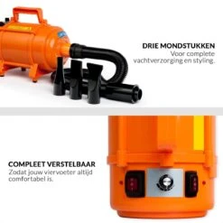 Krachtige Hondenföhn/ Waterblazer Met Draaiknop Om Overtollig Water En Stof Snel Uit De Vacht Te Blazen | Verstelbare Vermogen Standen (500W Tot 2200W) En Verstelbare Temperatuur - Type B Oranje 17 Krachtige Hondenföhn/ Waterblazer Met Draaiknop Om Overtollig Water En Stof Snel Uit De Vacht Te Blazen | Verstelbare Vermogen Standen (500W Tot 2200W) En Verstelbare Temperatuur - Type B Oranje -Hondenserie Winkel 1200x1200 1098