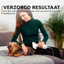 PetGoods 2-in-1 Hondenföhn – Föhn & Borstel - Honden & Katten - Low Noise -Hondenserie Winkel 1200x1200 1105