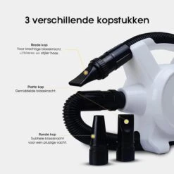 Hondenfohn - Waterblazer Met Draaiknop - 2400W Vermogen Met Warme En Koude Stand - Wit -Hondenserie Winkel 1200x1200 1116