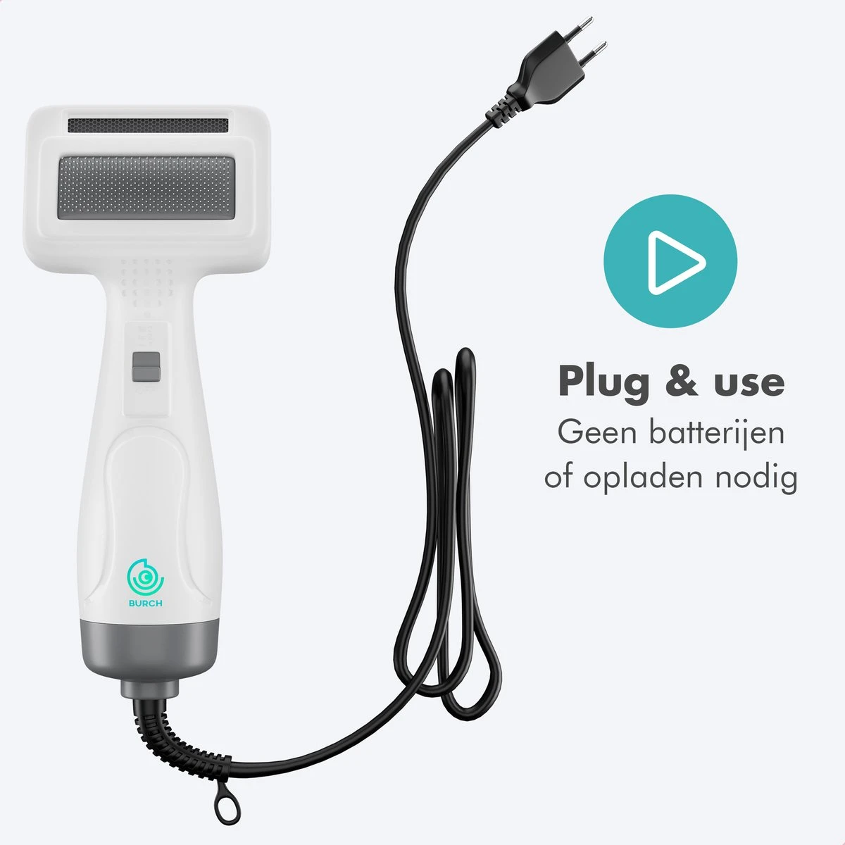 BURCH PetCare Ace - Waterblazer Voor Honden - Handzame Hondenföhn - RVS Borstel - 500W 5 BURCH PetCare Ace - Waterblazer Voor Honden - Handzame Hondenföhn - RVS Borstel - 500W - Afbeelding 3