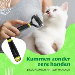 Mister Mill Professionele 2-Zijdige Ondervacht Kam Voor Hond En Kat – Honden/Kattenborstel – Klittenkam – 9,5 Cm. -Hondenserie Winkel 1200x1200 1157