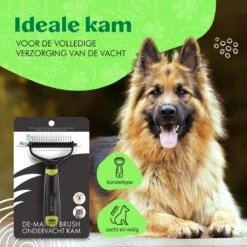 Mister Mill Professionele 2-Zijdige Ondervacht Kam Voor Hond En Kat – Honden/Kattenborstel – Klittenkam – 9,5 Cm. -Hondenserie Winkel 1200x1200 1159