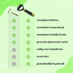 Mister Mill Professionele 2-Zijdige Ondervacht Kam Voor Hond En Kat – Honden/Kattenborstel – Klittenkam – 9,5 Cm. -Hondenserie Winkel 1200x1200 1160