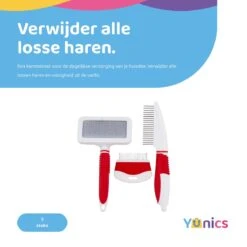 YUNICS® Hondenborstel Set - Hondenkam - Klittenkam – Slicker - Borstelset – Hondenhaar - Haarverzorging - Dierenverzorging - 3 Delig 8 YUNICS® Hondenborstel Set - Hondenkam - Klittenkam – Slicker - Borstelset – Hondenhaar - Haarverzorging - Dierenverzorging - 3 Delig -Hondenserie Winkel 1200x1200 1195