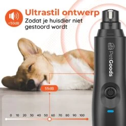 PetGoods Elektrische Nagel Vijl Voor Huisdieren - Incl. 2 Vijlen - Honden/Katten/Dieren - Draadloos -Hondenserie Winkel 1200x1200 1237