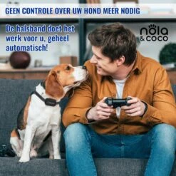 Nola & Coco® Oplaadbare Anti Blafband - 4 Kleuren - Zonder Schok - Waterdichte Diervriendelijke Blaf Halsband - Opvoedingshalsband - Voor Grote En Kleine Honden - Lichte Vibratie En Geluid - 3 Tot 60kg -Hondenserie Winkel 1200x1200 1406