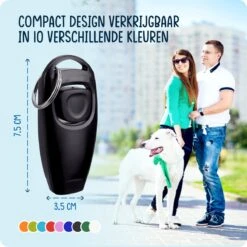 VEDIC® - Luxe Clicker Met Fluit - Clickertraining Voor Honden - Zwart - Bevestigingsring - Fluit - Hondentraining -Hondenserie Winkel 1200x1200 1423
