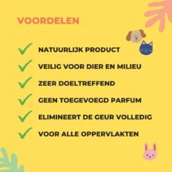 Urine Odour & Stain Remover - Urinegeur Verwijderen - Urine Vlekken Verwijderen - Natuurlijk En Veilig - Geurverwijderaar - Vlekkenverwijderaar - Weg Met Nare Geurtjes - Hond - Kat - 1 Liter -Hondenserie Winkel 1200x1200 1456