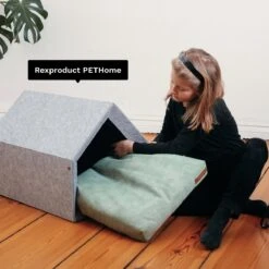 Rexproduct Hondenkussen - Hondenmand - Hondenbed Met Rits En Wasbaar - Manden & Kussens 90 X 110 CM - 0 Tot 80 Kg - SoftPet Groen -Hondenserie Winkel 1200x1200 146