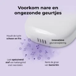 Pettadore Air Insight - Kattenbak Geurverdrijver & Teller - Actieve Zuurstof En Ionen - Oplaadbaar - Met App -Hondenserie Winkel 1200x1200 1497