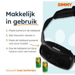 Simmy Anti Blafband - Diervriendelijke Opvoedingshalsband - Zwart En Blauw - Diervriendelijk - Zonder Schok - Anti Blaf Band Voor Grote En Kleine Honden 17 Simmy Anti Blafband - Diervriendelijke Opvoedingshalsband - Zwart En Blauw - Diervriendelijk - Zonder Schok - Anti Blaf Band Voor Grote En Kleine Honden -Hondenserie Winkel 1200x1200 1534