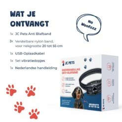 Anti Blafband - Blafband Voor Honden - Oplaadbaar - Anti Blaf Apparaat - Blafband - Diervriendelijk -Hondenserie Winkel 1200x1200 1541