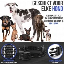 STARMAN Anti Blafband Voor Honden - 3-60KG - Diervriendelijk - Zonder Schok - Vibratie En Audio - Anti Blaf Band -Hondenserie Winkel 1200x1200 1574