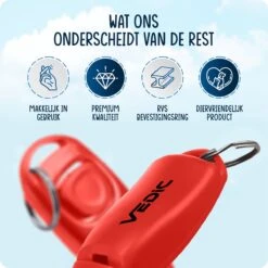 VEDIC® - Luxe Clicker Met Fluit - Clickertraining - Rood - Bevestigingsring - Fluit - Hondentraining 11 VEDIC® - Luxe Clicker Met Fluit - Clickertraining - Rood - Bevestigingsring - Fluit - Hondentraining -Hondenserie Winkel 1200x1200 1628