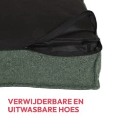 Snoozle Orthopedische Hondenmand - Zacht En Luxe Hondenkussen - Hondenbed - Wasbaar - Hondenmanden - 100 X 70 Cm - Groen -Hondenserie Winkel 1200x1200 188