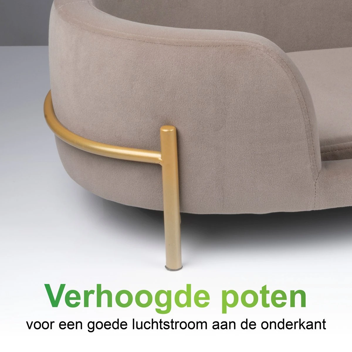 Maxxpro Pet Bed - Huisdieren Tot 80KG - Zacht Fluwelen Kussen - Verhoogd Katten- En Hondenbed - Grijs - 60,5 X 40,5 X 23,5 Cm 4 Maxxpro Pet Bed - Huisdieren Tot 80KG - Zacht Fluwelen Kussen - Verhoogd Katten- En Hondenbed - Grijs - 60,5 X 40,5 X 23,5 Cm - Afbeelding 2