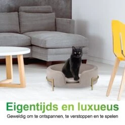 Maxxpro Pet Bed - Huisdieren Tot 80KG - Zacht Fluwelen Kussen - Verhoogd Katten- En Hondenbed - Grijs - 60,5 X 40,5 X 23,5 Cm 11 Maxxpro Pet Bed - Huisdieren Tot 80KG - Zacht Fluwelen Kussen - Verhoogd Katten- En Hondenbed - Grijs - 60,5 X 40,5 X 23,5 Cm -Hondenserie Winkel 1200x1200 215