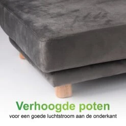 Maxxpro Katten- En Hondenbank - Grijs - Verhoogd Met Houten Poten - Fluweel Materiaal - 90 X 44 X 34 Cm - Huisdieren Tot 80 KG 11 Maxxpro Katten- En Hondenbank - Grijs - Verhoogd Met Houten Poten - Fluweel Materiaal - 90 X 44 X 34 Cm - Huisdieren Tot 80 KG -Hondenserie Winkel 1200x1200 225