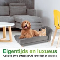 Maxxpro Katten- En Hondenbank - Grijs - Verhoogd Met Houten Poten - Fluweel Materiaal - 90 X 44 X 34 Cm - Huisdieren Tot 80 KG 12 Maxxpro Katten- En Hondenbank - Grijs - Verhoogd Met Houten Poten - Fluweel Materiaal - 90 X 44 X 34 Cm - Huisdieren Tot 80 KG -Hondenserie Winkel 1200x1200 226