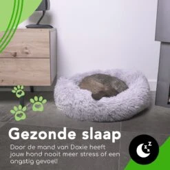 Doxie® Hondenmand – Kattenmand – ⌀ 100 Cm – Met Afneembare Hoesje – Lichtgrijs 16 Doxie® Hondenmand – Kattenmand – ⌀ 100 Cm – Met Afneembare Hoesje – Lichtgrijs -Hondenserie Winkel 1200x1200 23