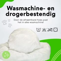 Doxie® Hondenmand – Kattenmand – ⌀ 100 Cm – Met Afneembare Hoesje – Lichtgrijs 19 Doxie® Hondenmand – Kattenmand – ⌀ 100 Cm – Met Afneembare Hoesje – Lichtgrijs -Hondenserie Winkel 1200x1200 26